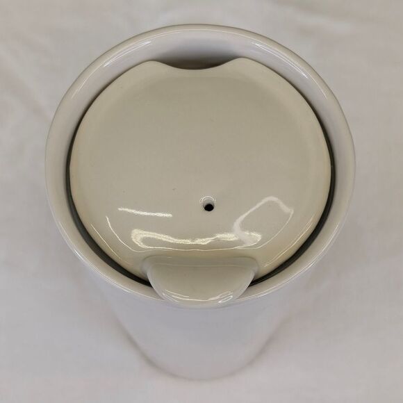 Rae Dunn AWAY Ceramic Travel Tumbler with Lid - Picture 3 of 9